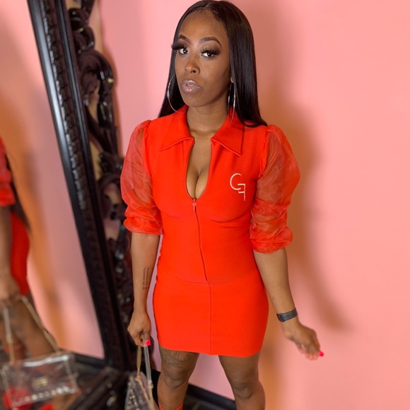 Red Bandage Dress - Picture 2 of 7